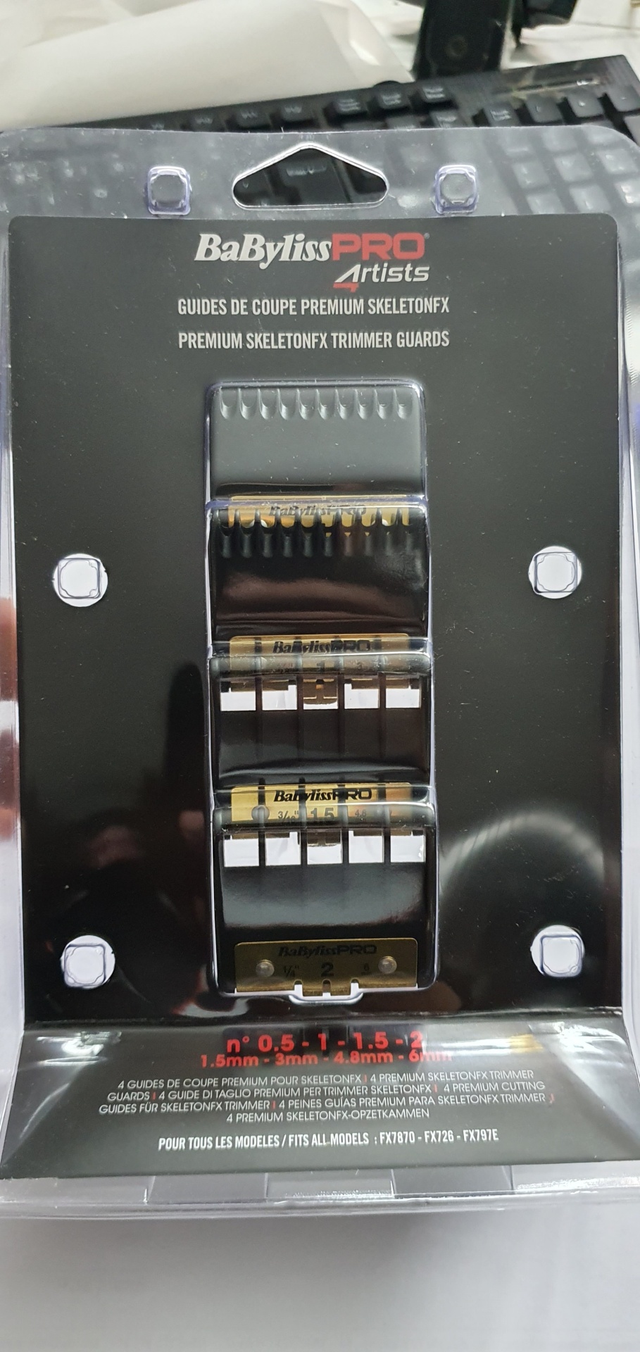 BABYLISS PENTES GUIA PREMIUM TRIMMER SKELETON GUARDS FXPTGE