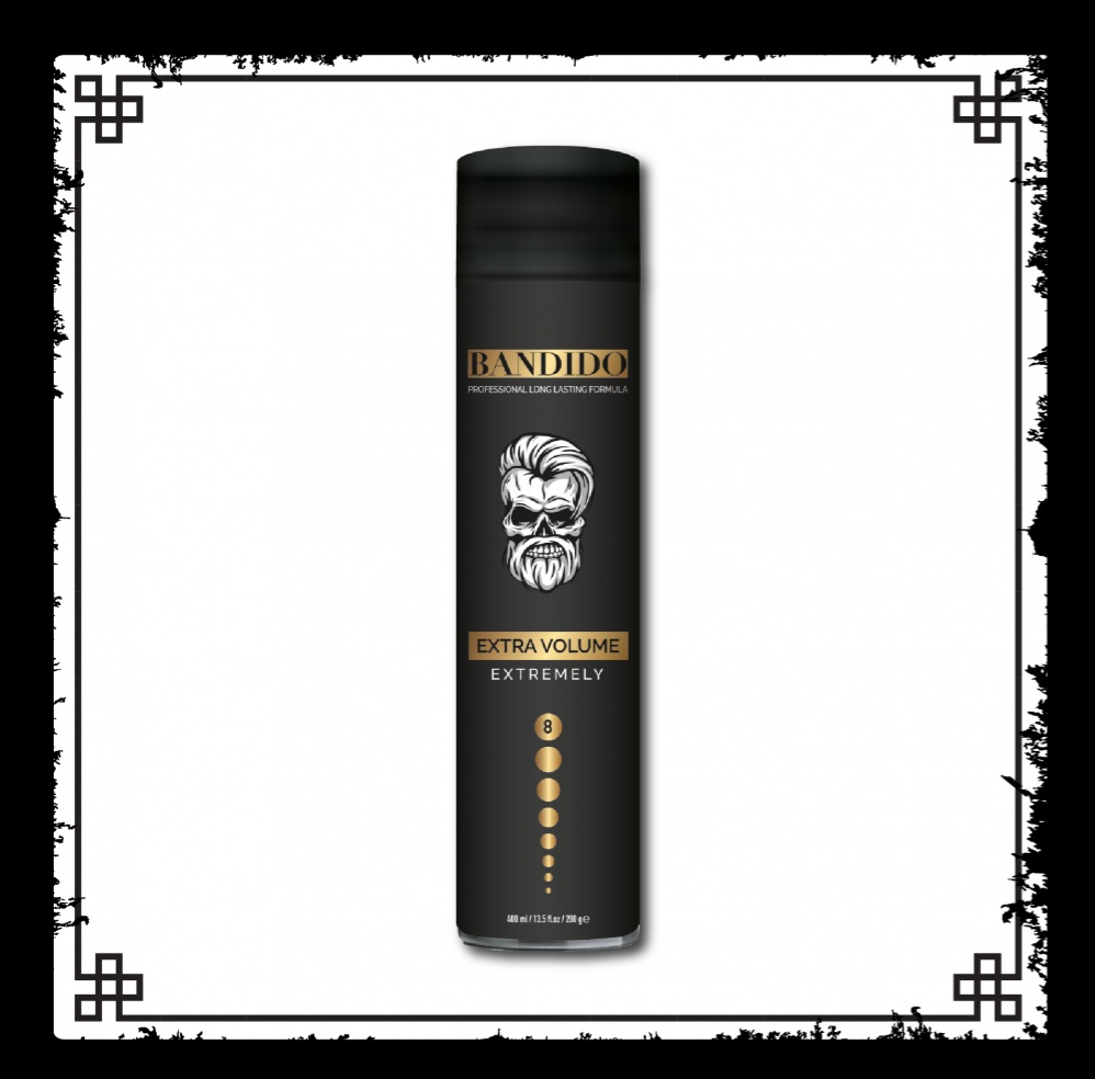 BANDIDO LACA EXTREMELY BLACK EXTRA VOLUME 400ML BLEB400