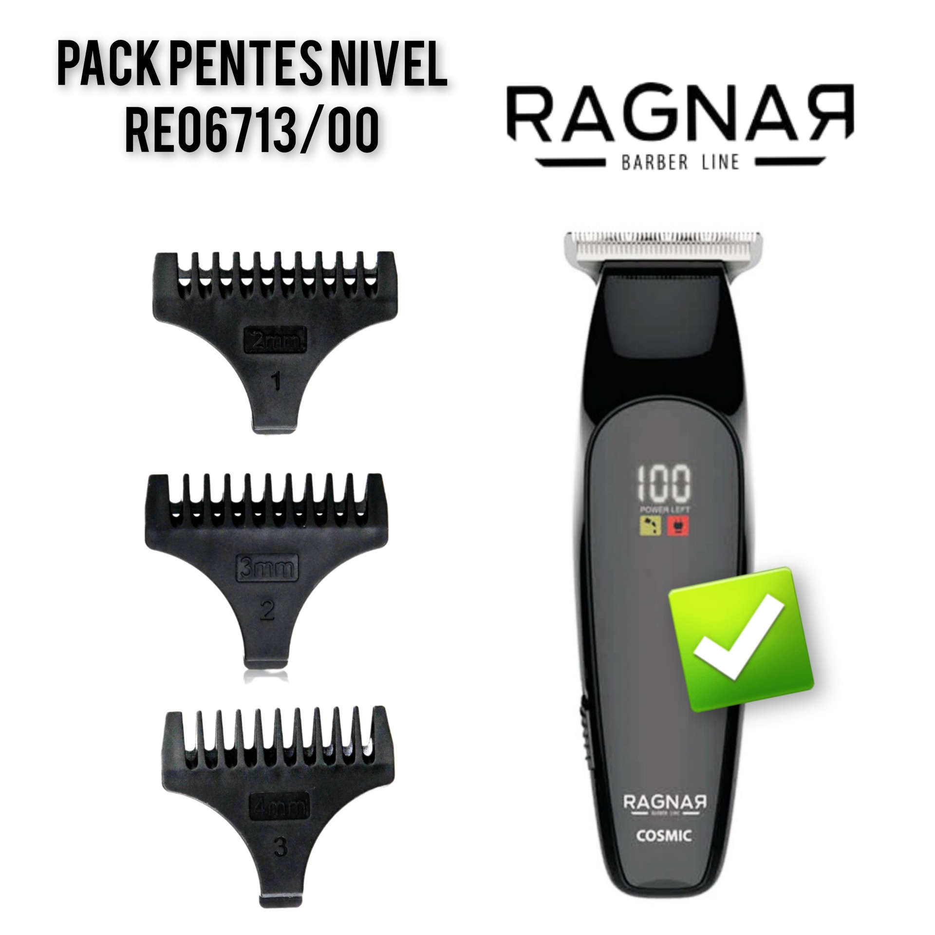 RAGNAR COSMIC TRIMMER PACK PENTES NIVEL 2-3-4MM RE06713/00