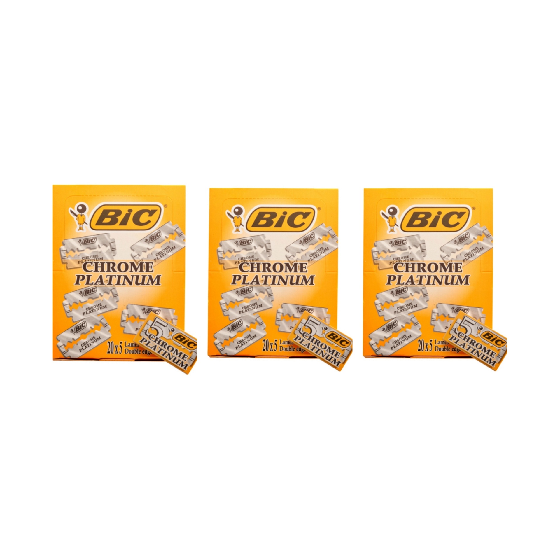 BIC LAMINAS CHROME PLATINUM 300 INTEIRAS 01351-3
