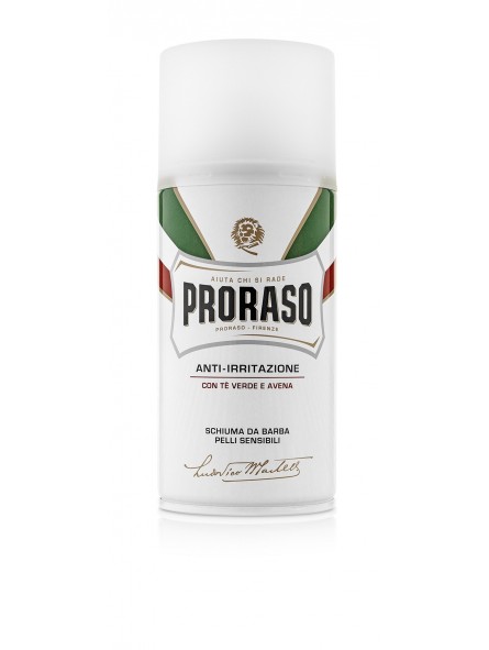 PRORASO ESPUMA BARBEAR CHA VERDE & AVEIA 300ML PEBCA300