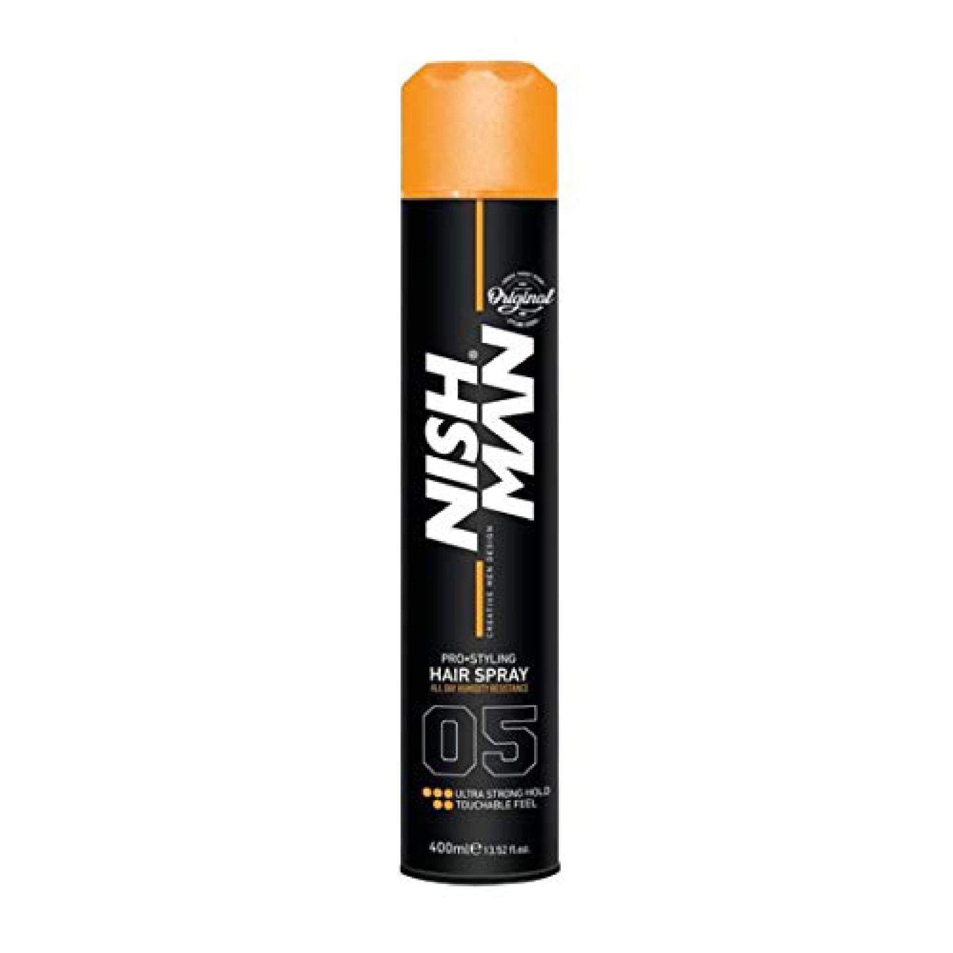 NISHMAN HAIR SPRAY LACA ULTRA FORTE STRONG HOLD O5 400ML NMN-106-05
