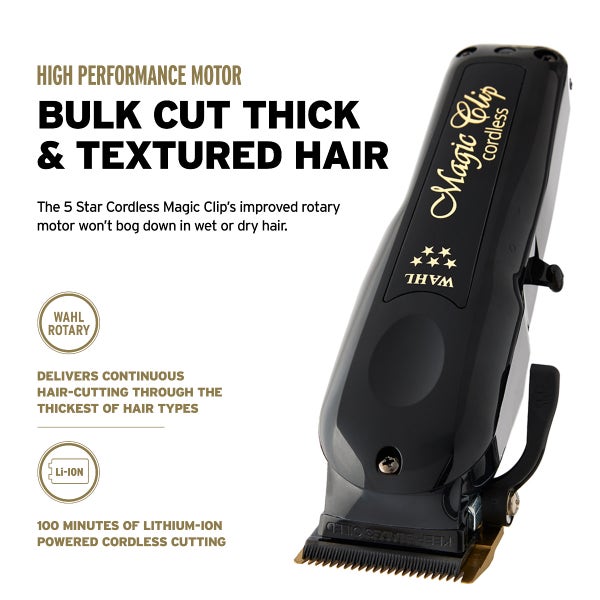 WAHL MAGIC CLIP CLIPPER BLACK LIMITED EDITION 3026434