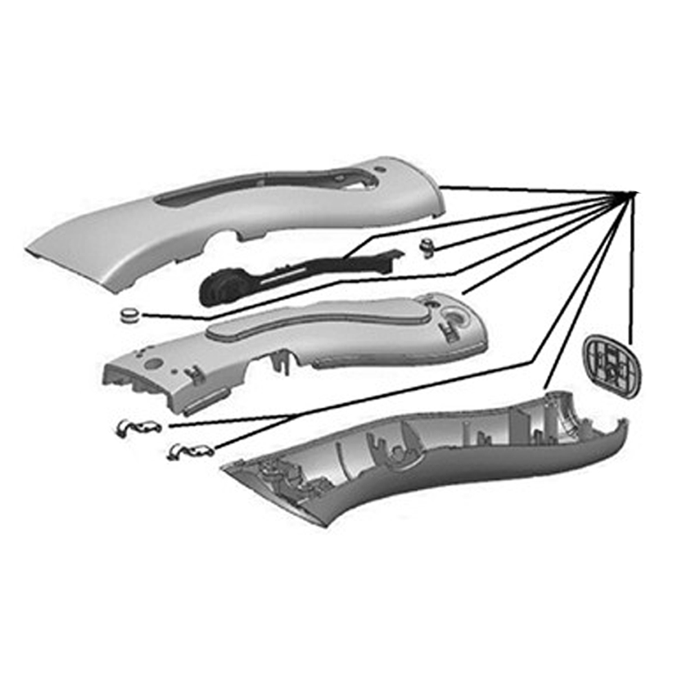 WAHL CARCAÇA CLIPPER BERETTO PRATA 4212-7080