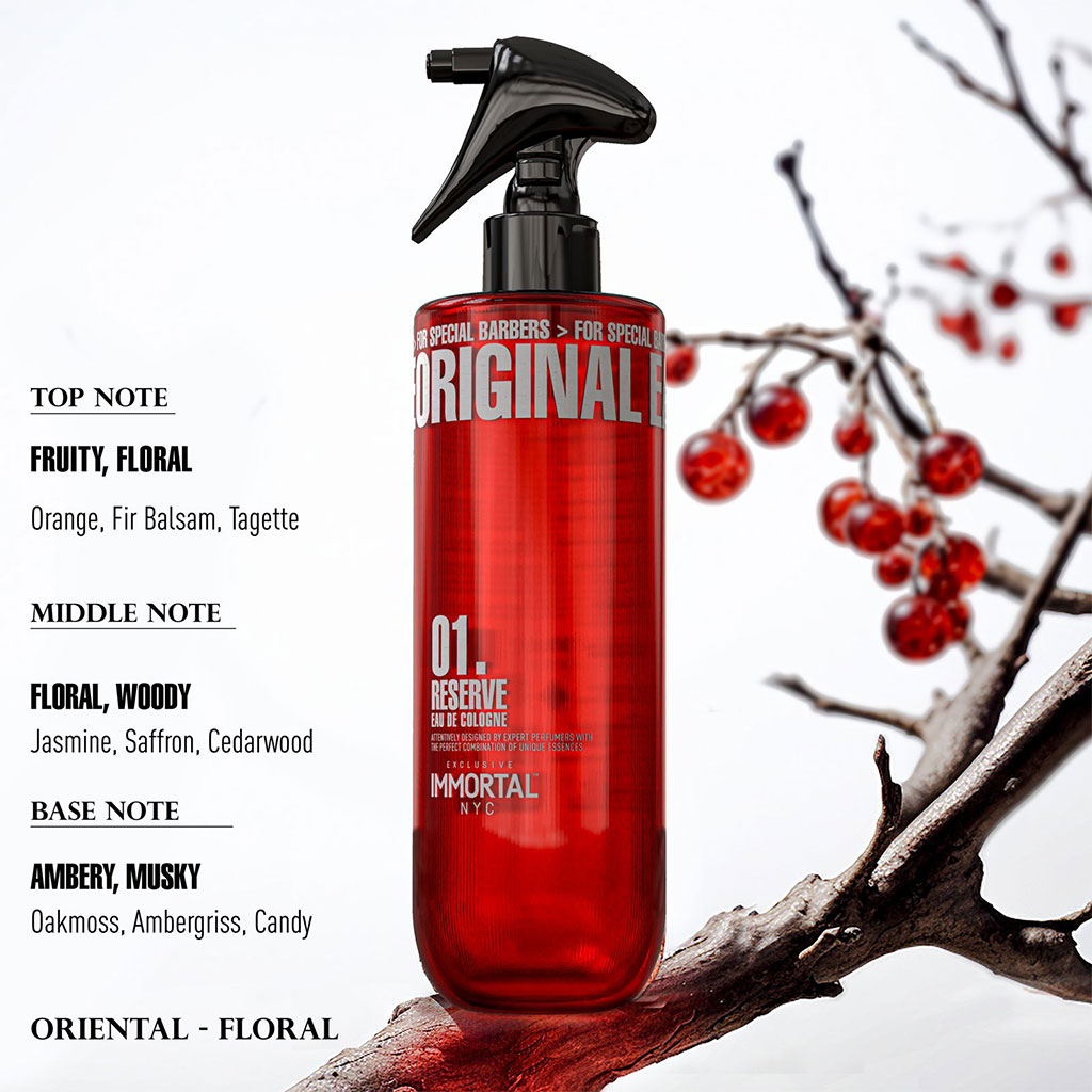 IMMORTAL RESERVE 01 EAU DE COLOGNE 500ML IR01C500