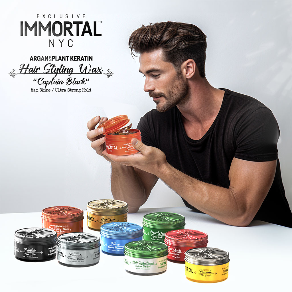 IMMORTAL POMADA  CAPTAIN BLACK 150ML  IPCB150
