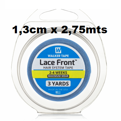 WALKER TAPE FITA LACE FRONT 1.3CMx2.75MTS 1/2 3YD 00003