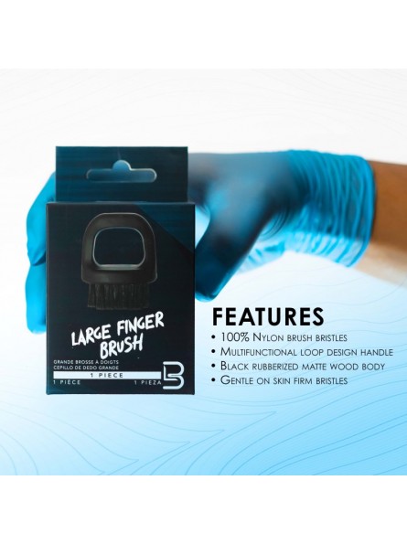 LEVEL3 FINGER BRUSH ESCOVA DE DEDO FADE NEGRA