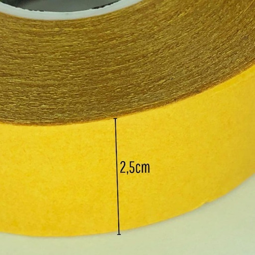 BHS FITA GOLD SEM BRILHO NÃO DERRETE FACIL REMOÇÃO  5 MTSX 2,5 CM  0030