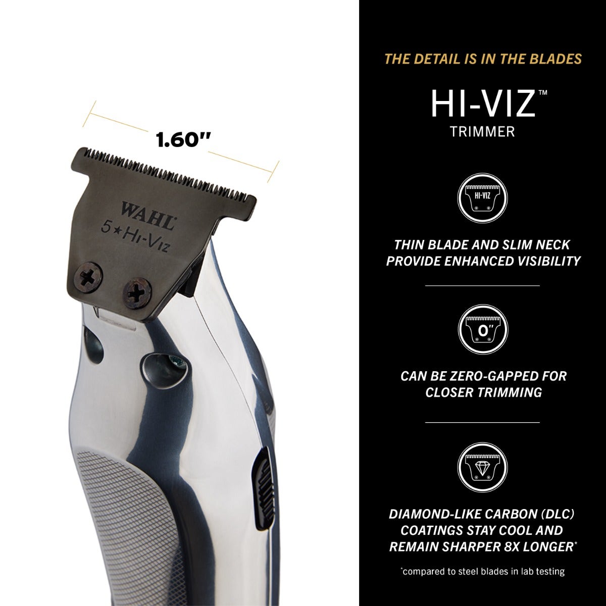 WAHL HI-VIZ LITIO TRIMMER CORDLESS 3023702