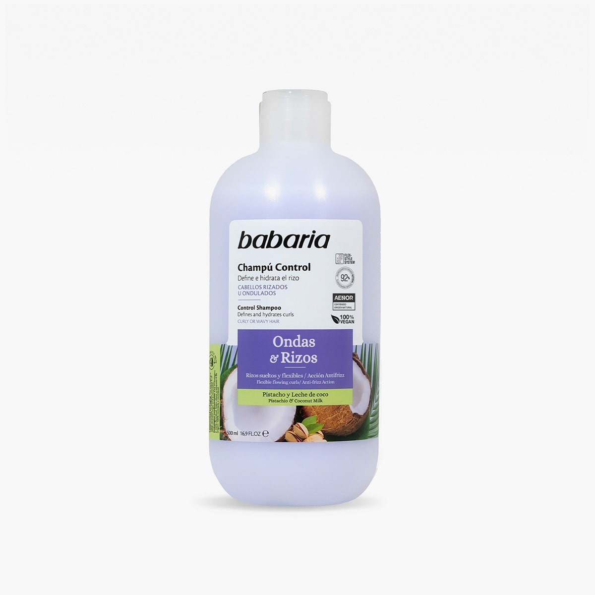 BABARIA SHAMPOO CONTROLO CARACOIS E ONDULADOS 500ml