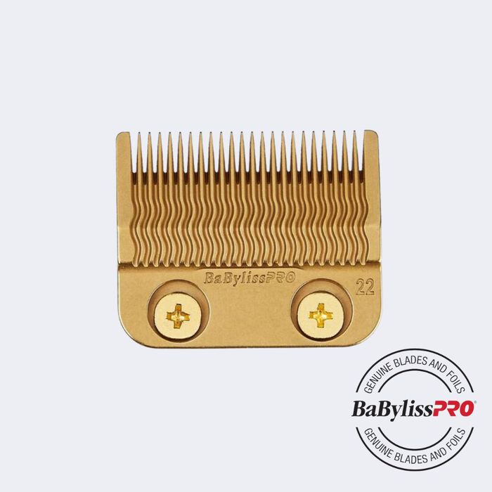 BABYLISS PRO CABEÇA DE CORTE CLIPPER GOLD TITANIUM MIM FADE BLADE FX8022GE