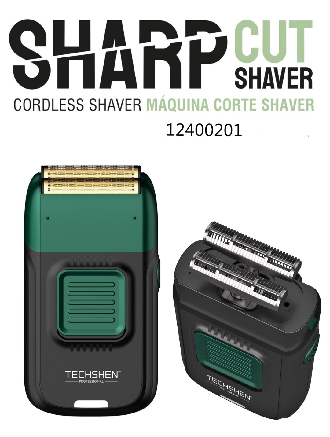 TECHSHEN SHAVER MÁQUINA BARBEAR SHARP CUT 12400202