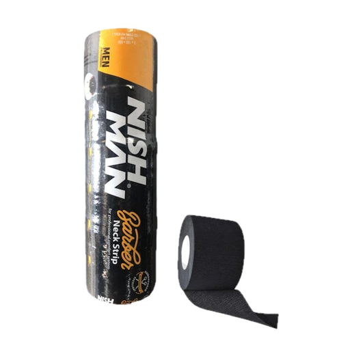 NISHMAN GOLA HIGIENICA NECK NEGRO STRIP TOP QUALITY 500 SERVIÇOS NMN-134-N