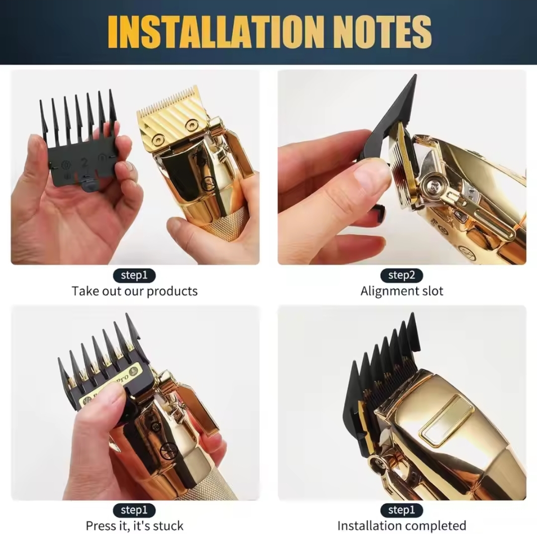 BARBERPRO 8 PENTES NIVEL COMPATIVEIS BABYLISS CLIPPER BP8BBY