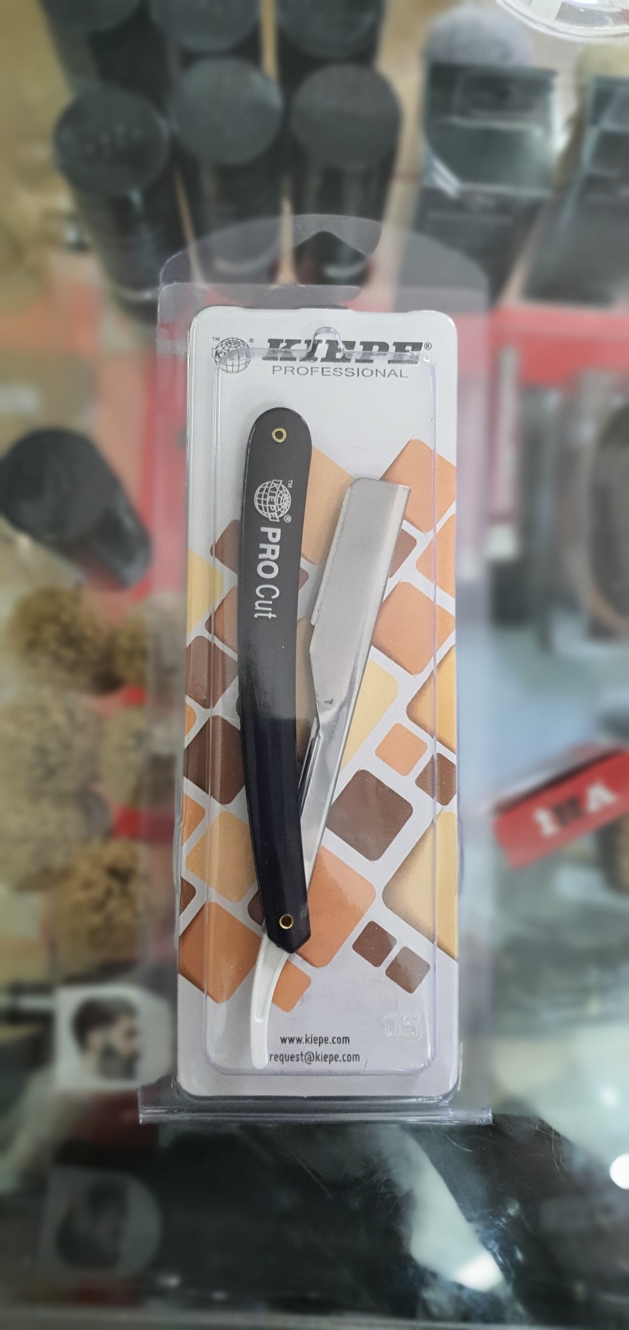 KIEPE NAVALHA BARBEIRO PROCUT NEGRA