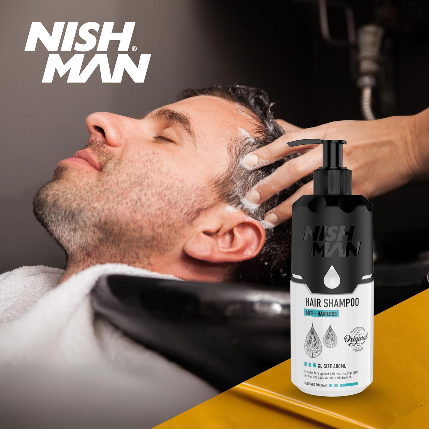 NISHMAN SHAMPOO XL PREVENÇÃO QUEDA 480ML NMN-233