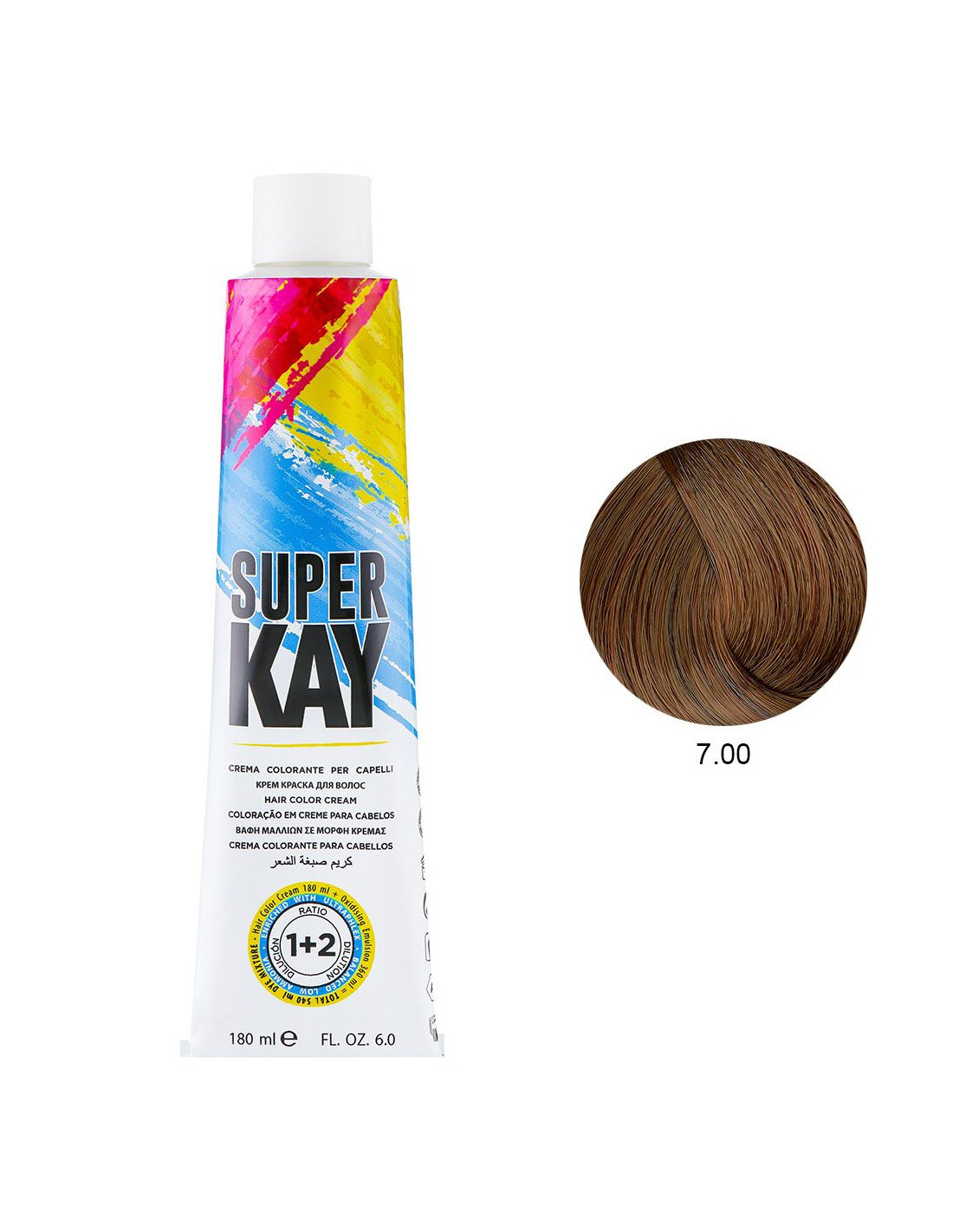 KAYPRO SUPER KAY COLORAÇÃO PERMANENTE 180ML 7.00 LOURO