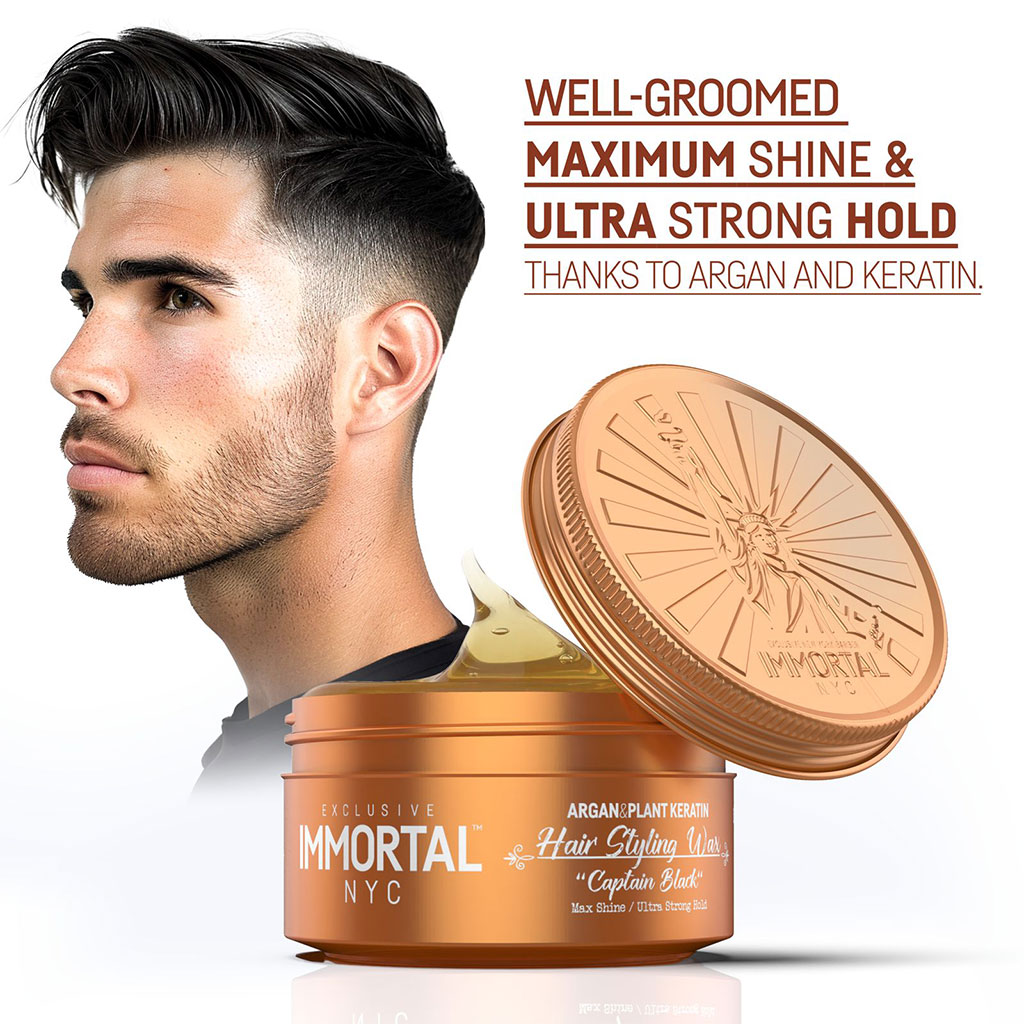 IMMORTAL POMADA  CAPTAIN BLACK 150ML  IPCB150
