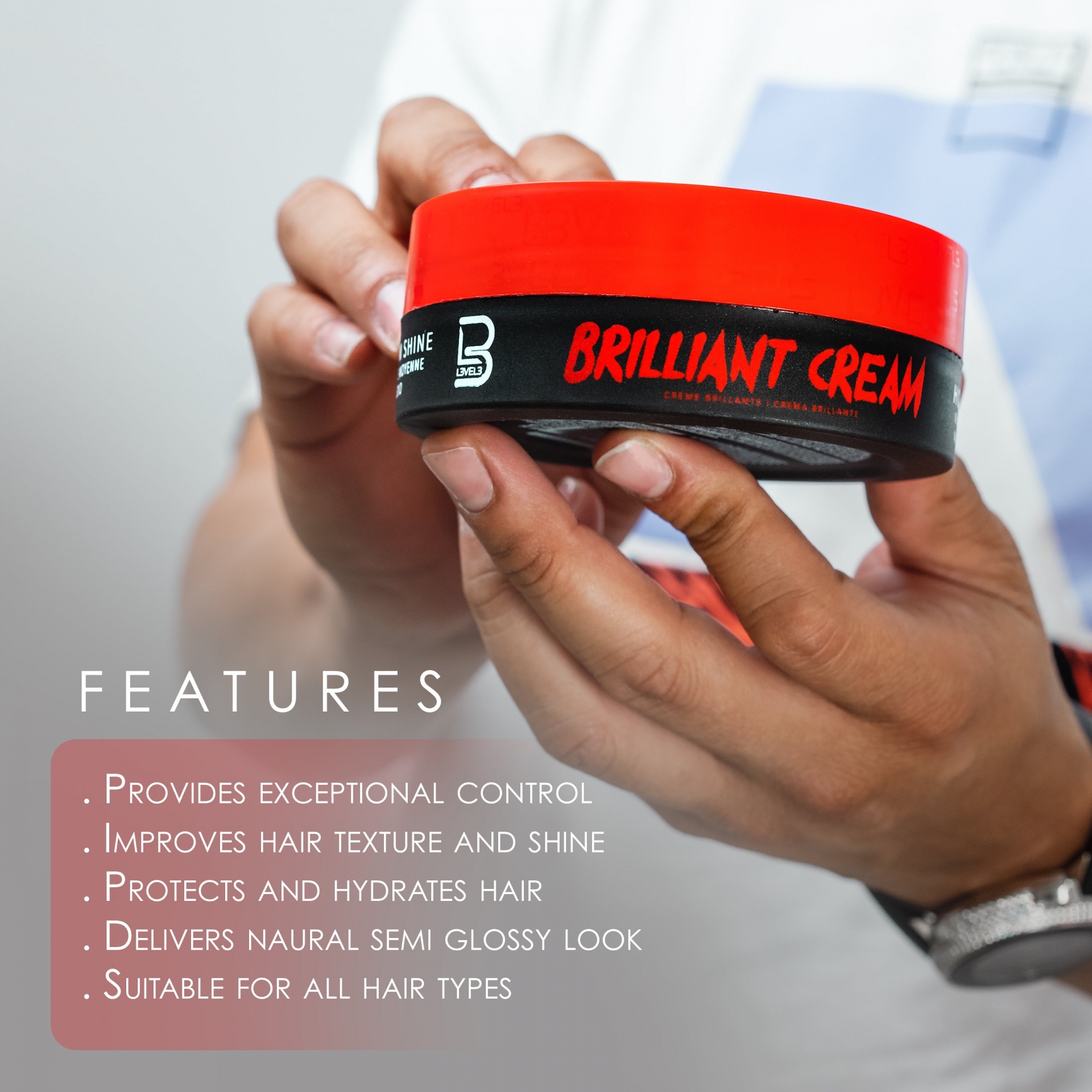 LEVEL3 BRILLIANT CREAM CREME BRILHANTE 150ML
