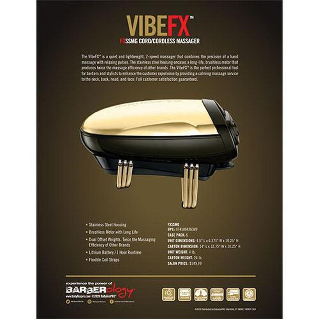 BABYLISS MASSAGEADOR CRANIANO VIBEFX FXSM1GE