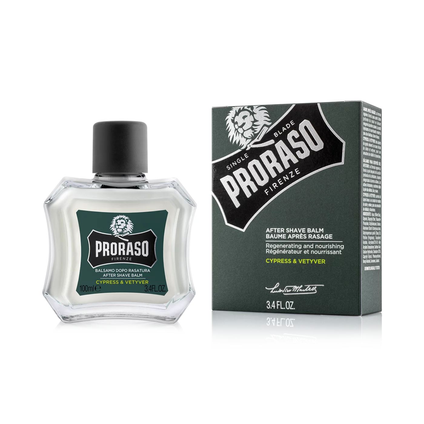 PRORASO AFTERSHAVE BALSAMO CYPRESS & VETYVER 100ML PASBCV100
