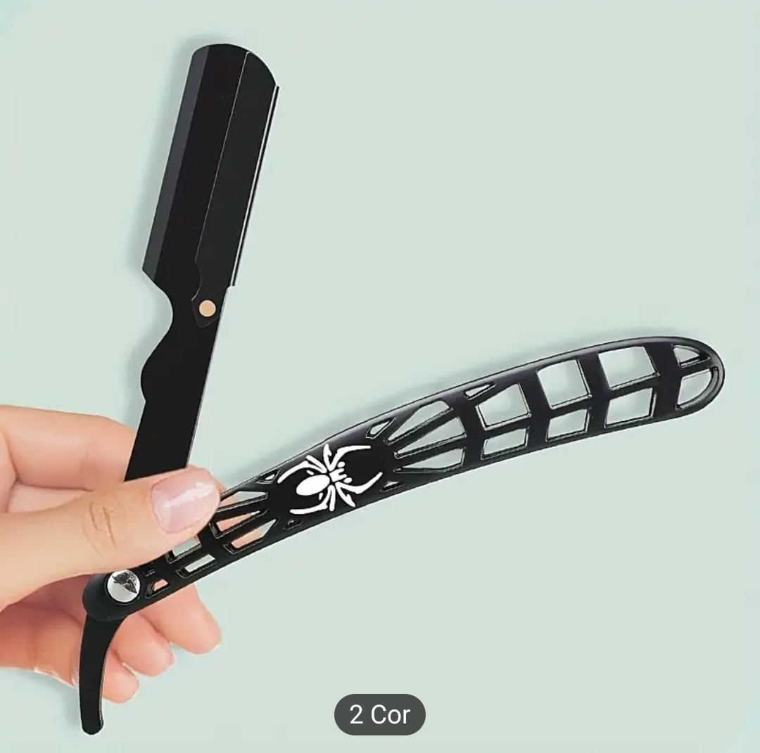 BARBERSHOP NAVALHA PROFISSIONAL WHITE SPIDER