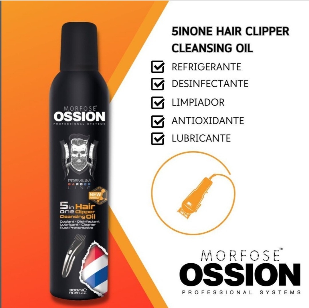 MORFOSE OSSION SPRAY LUBRIFICANTE & DESINFETANTE LAMINA 300ML MOSL300