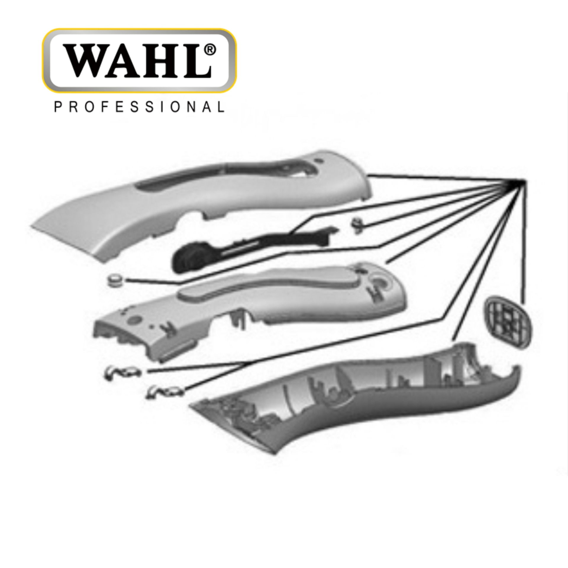 WAHL CARCAÇA NEGRA BERET STEALTH  S08841-7031