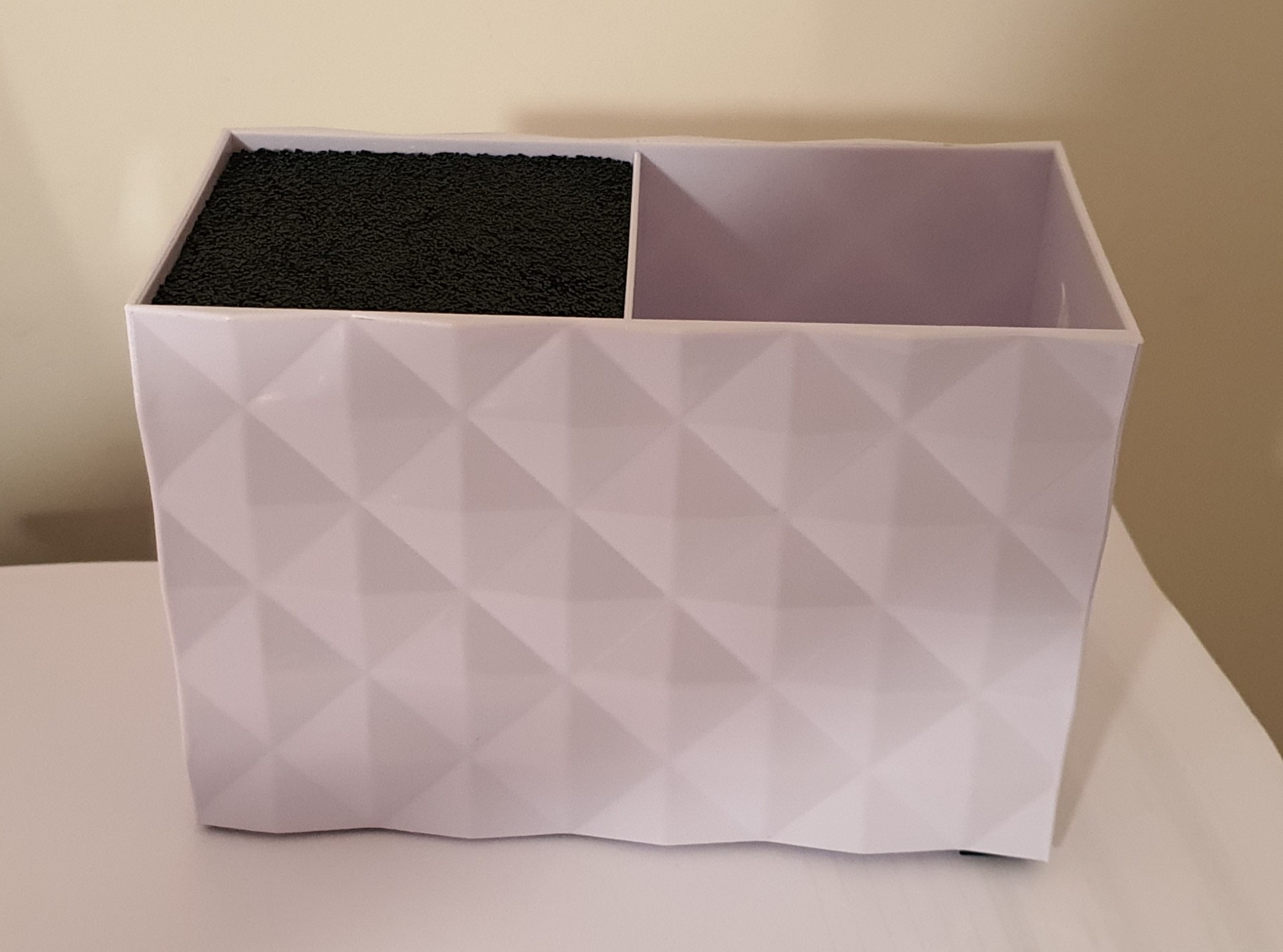 SUPORTE ORGANIZADOR TESOURAS & PENTES PVC WHITE