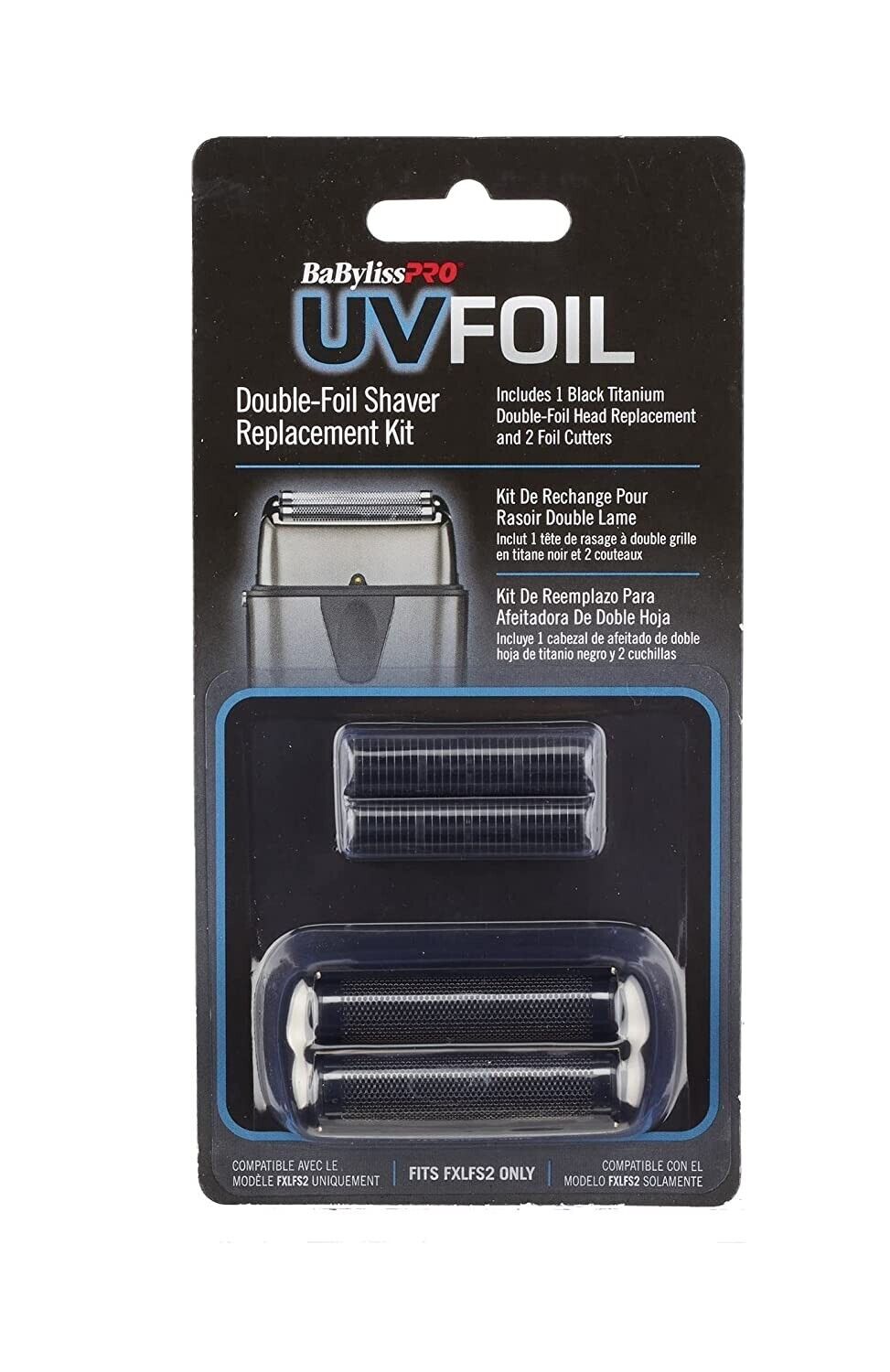 BABYLISS PRO CABEÇA COMPLETA SHAVER UV DOUBLE FOIL FXLRF2E