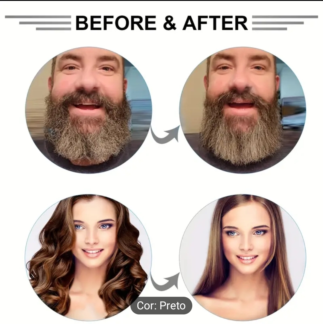 BARBERSHOP ESCOVA PROFISSIONAL ALISADORA 120º-230º BESA