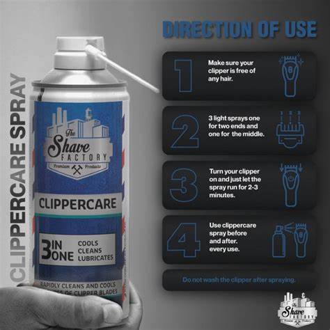 THE SHAVE FACTORY CLIPPERCARE SPRAY  3 EM 1 400ML TS-9022