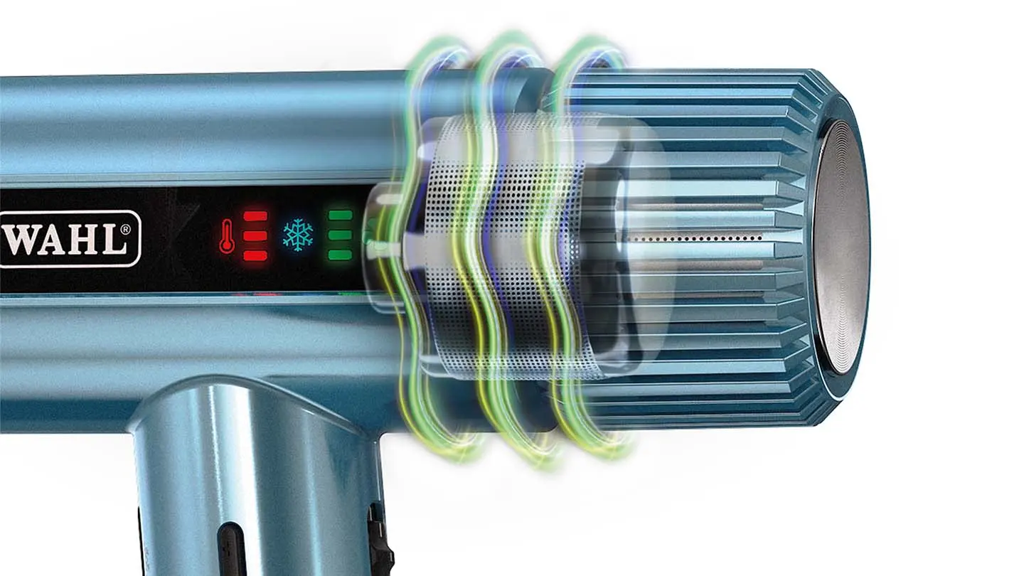 WAHL SECADOR PROFISSIONAL IÓNICO VANQUISH COOL BLUE LIMITED EDITION 1600W 4321-0472
