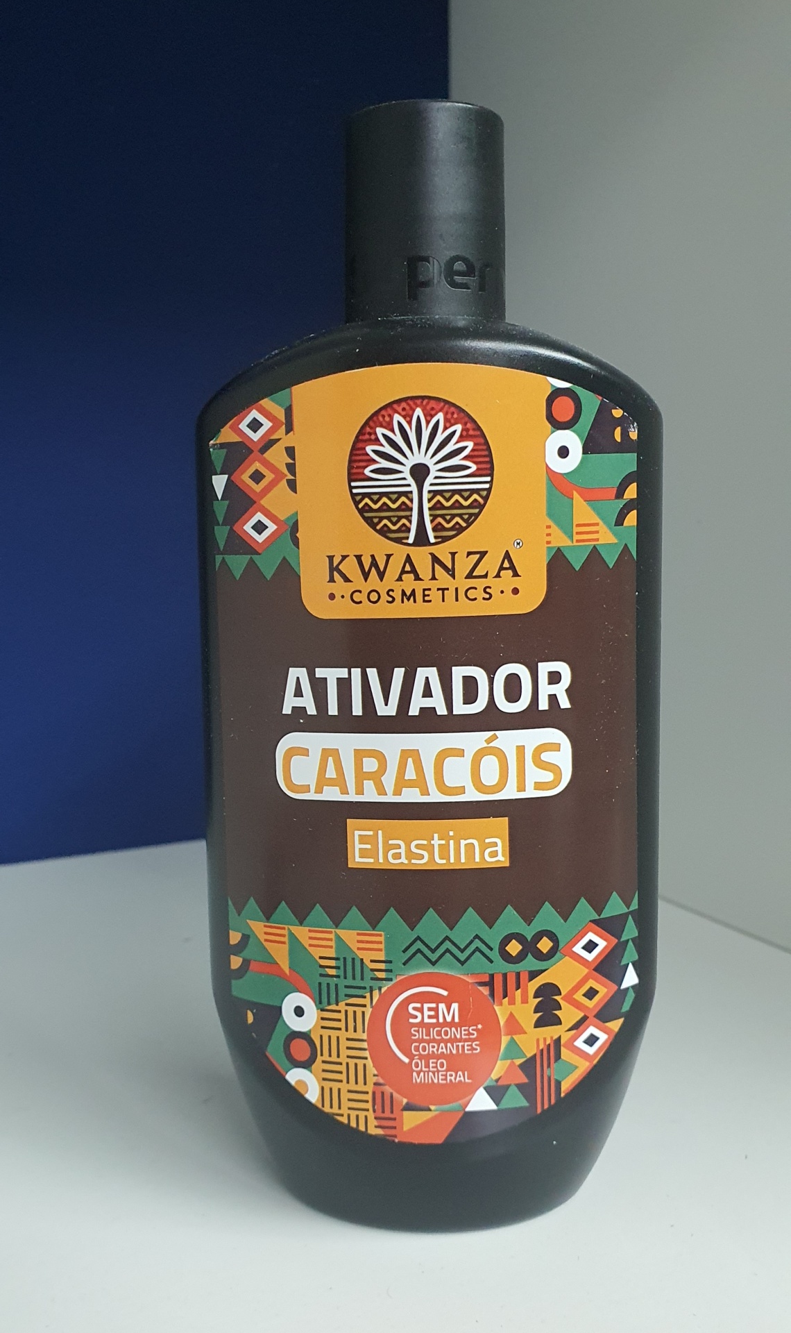 KWANZA COSMETICS CREME ATIVADOR DE CARACÓIS ELASTINA 400ML KW15