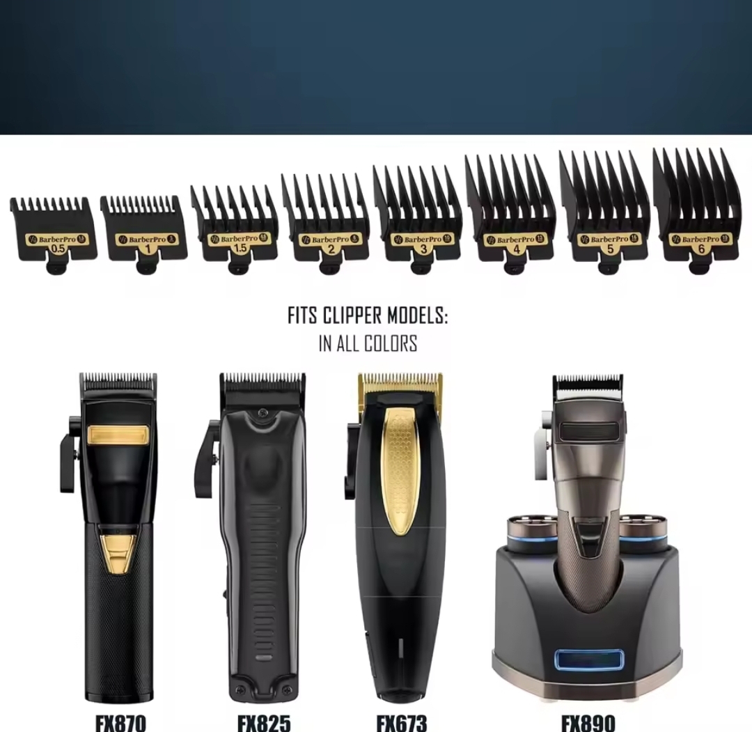 BARBERPRO 8 PENTES NIVEL COMPATIVEIS BABYLISS CLIPPER BP8BBY