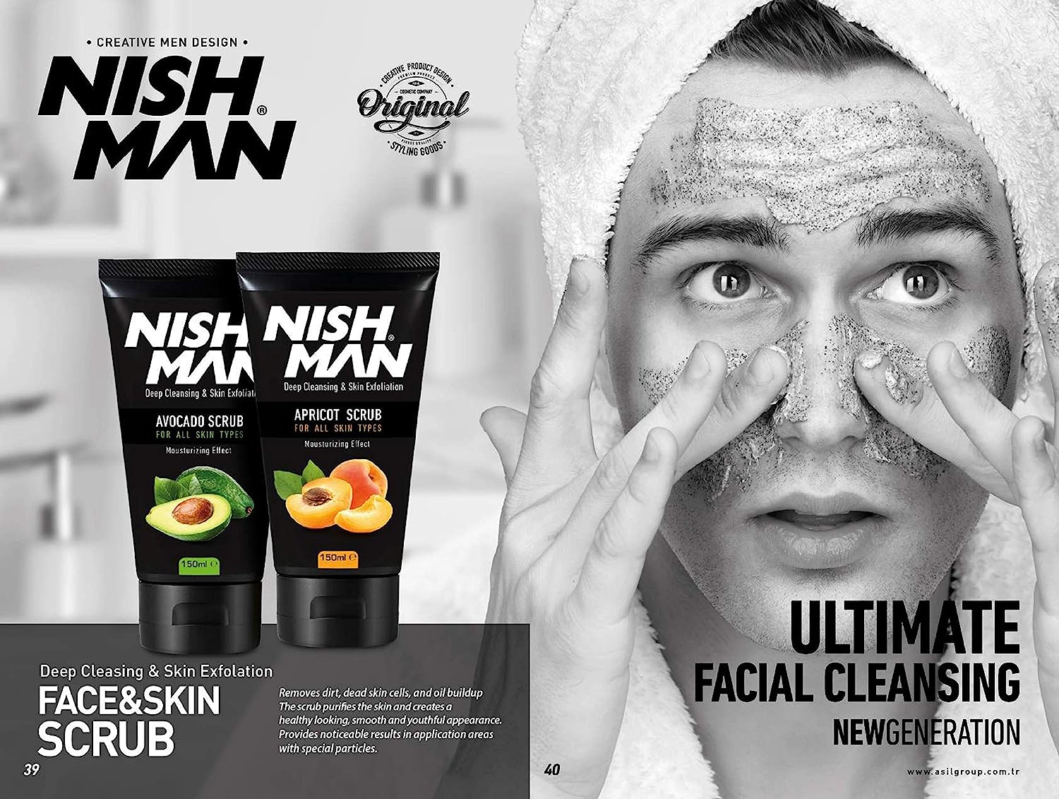 NISHMAN EXFOLIANTE FACIAL PESSEGO MELOCOTON 150ML NMN-129-APR