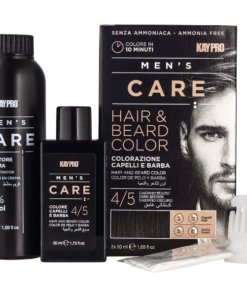 KAYPRO KIT COLORAÇÃO BARBA & CABELO MEN´S CARE CASTANHO ESCURO 4/5 50ML 18022791