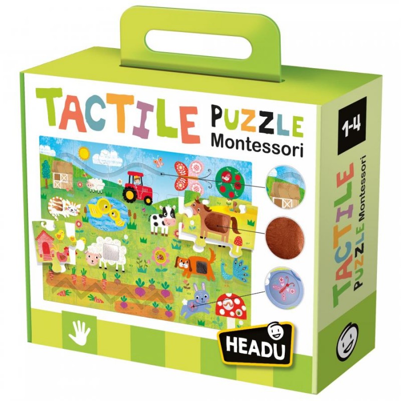 Puzzle&#x20;T&#x00E1;ctil&#x20;Montessori&#x20;Farm