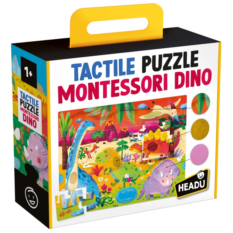 Puzzle&#x20;t&#x00E1;ctil&#x20;Montessori&#x20;Dino