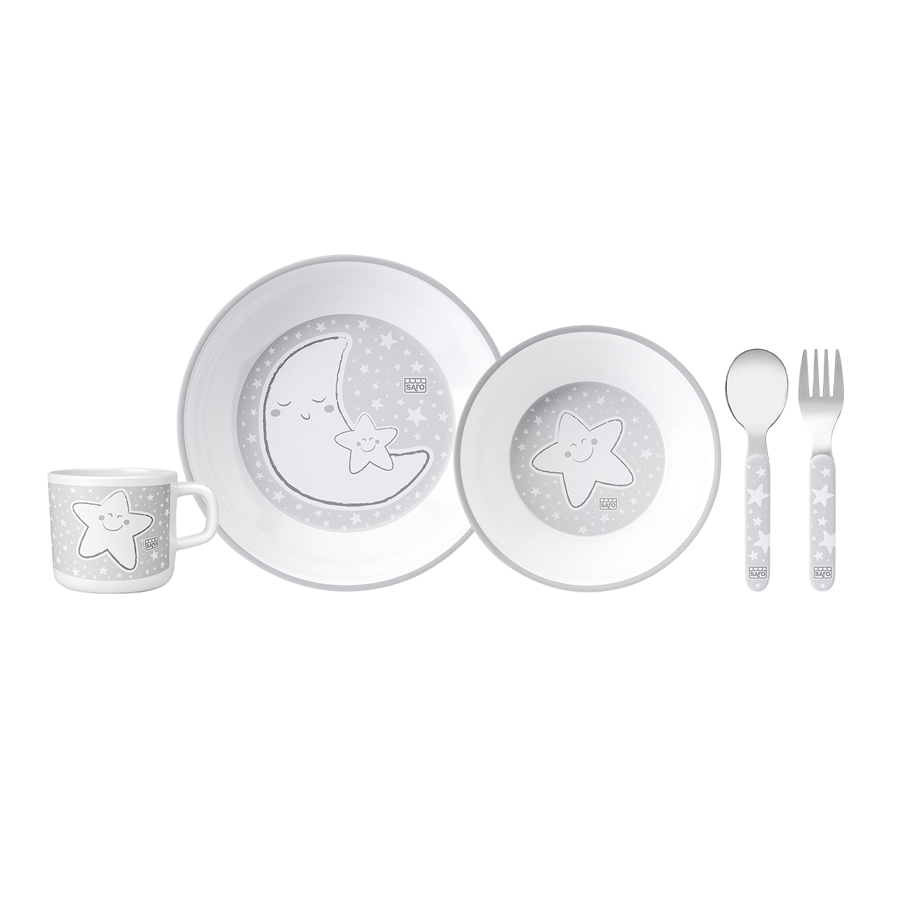 Louça 5 peças “Little Stars”