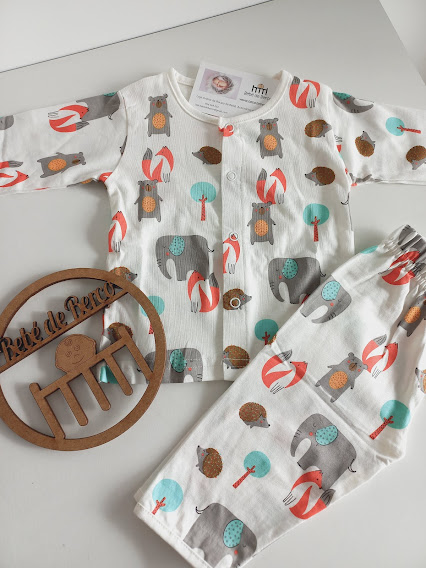 Pijama Sem Carda de Algodão