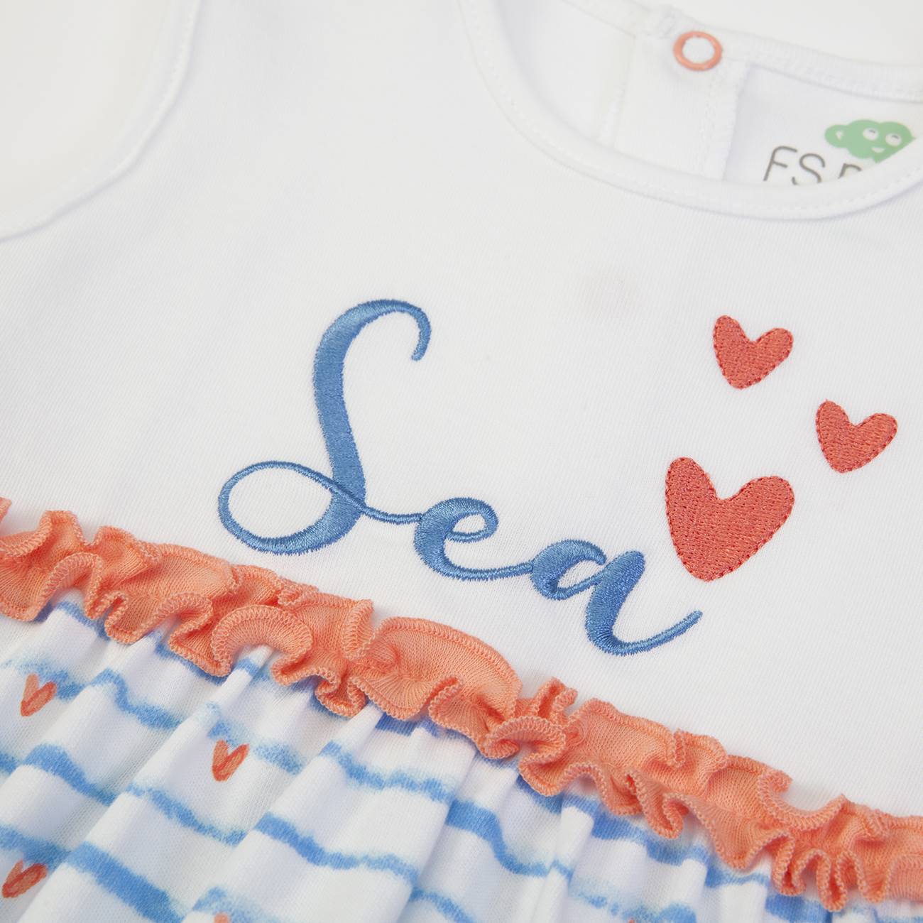 Vestido Algodão Orgânico tema "Sea"