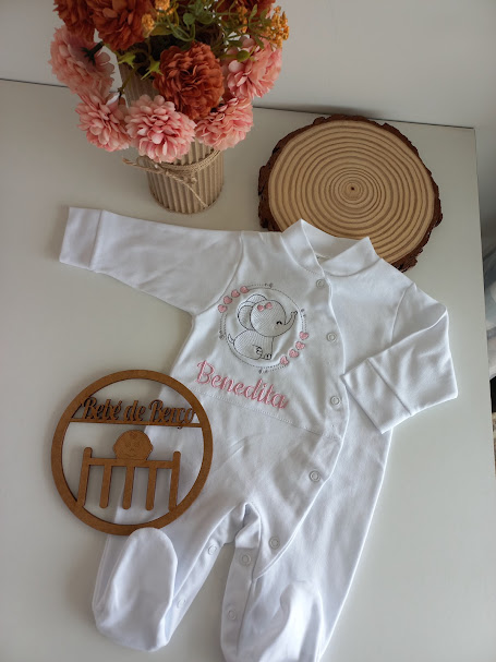 Babygrow Personalizado Elefante Bebé