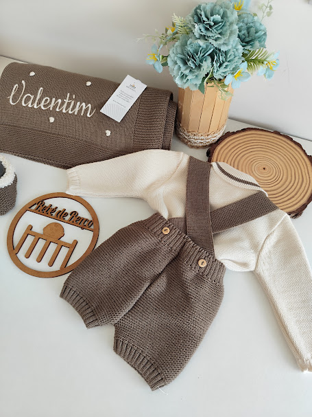 Manta Malha Bolinhas Pérola - Edição limitada