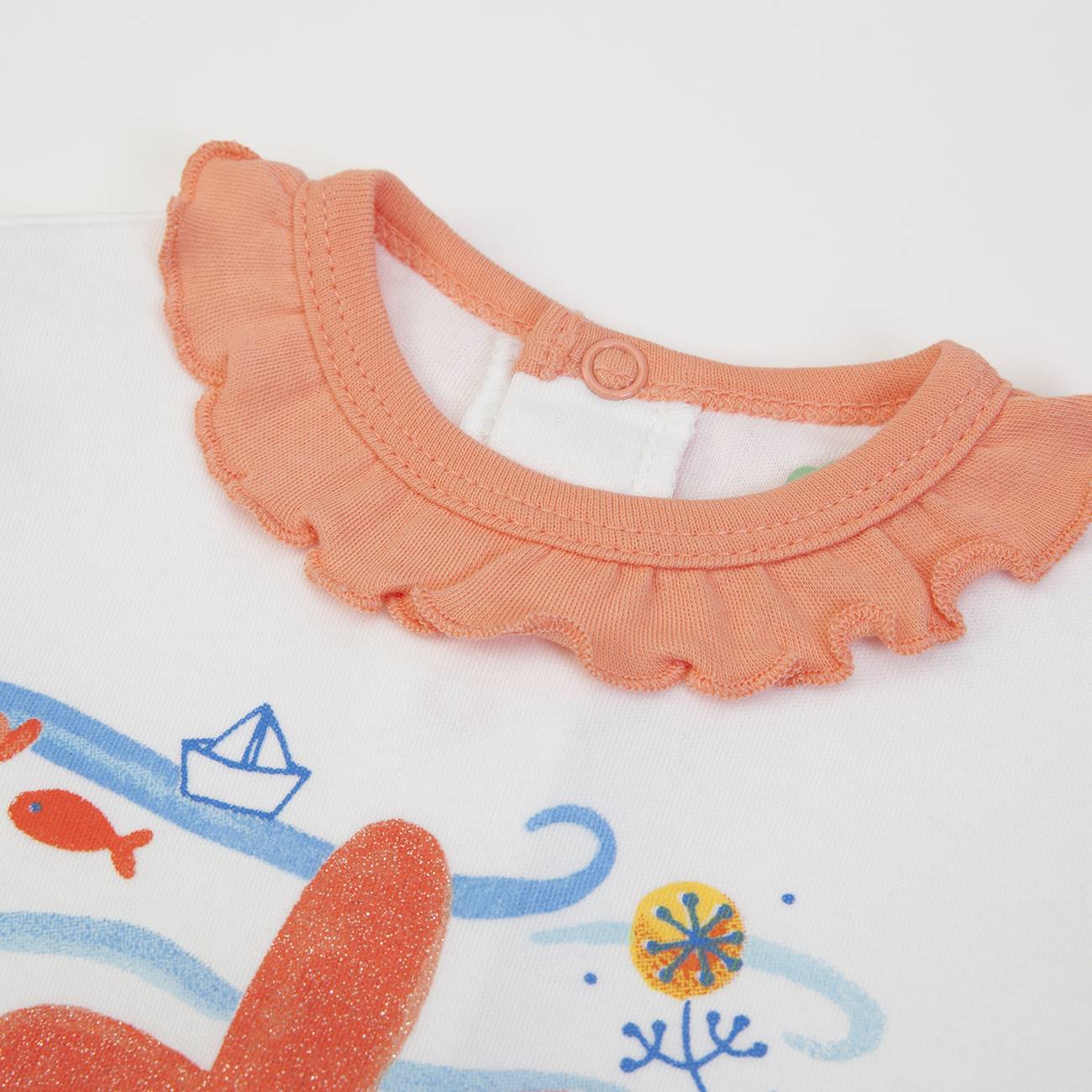 Babygrow Algodão Orgânico Tema "Sea"