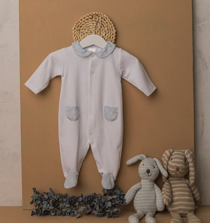 Babygrow Bunny - Rosa, azul ou Verde