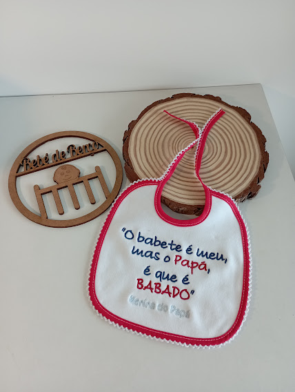 Babete com Frase "Papá babado!"