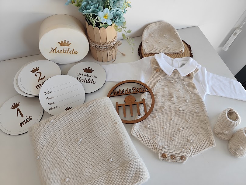 Kit de Placas de Nascimento (14 placas + caixa)