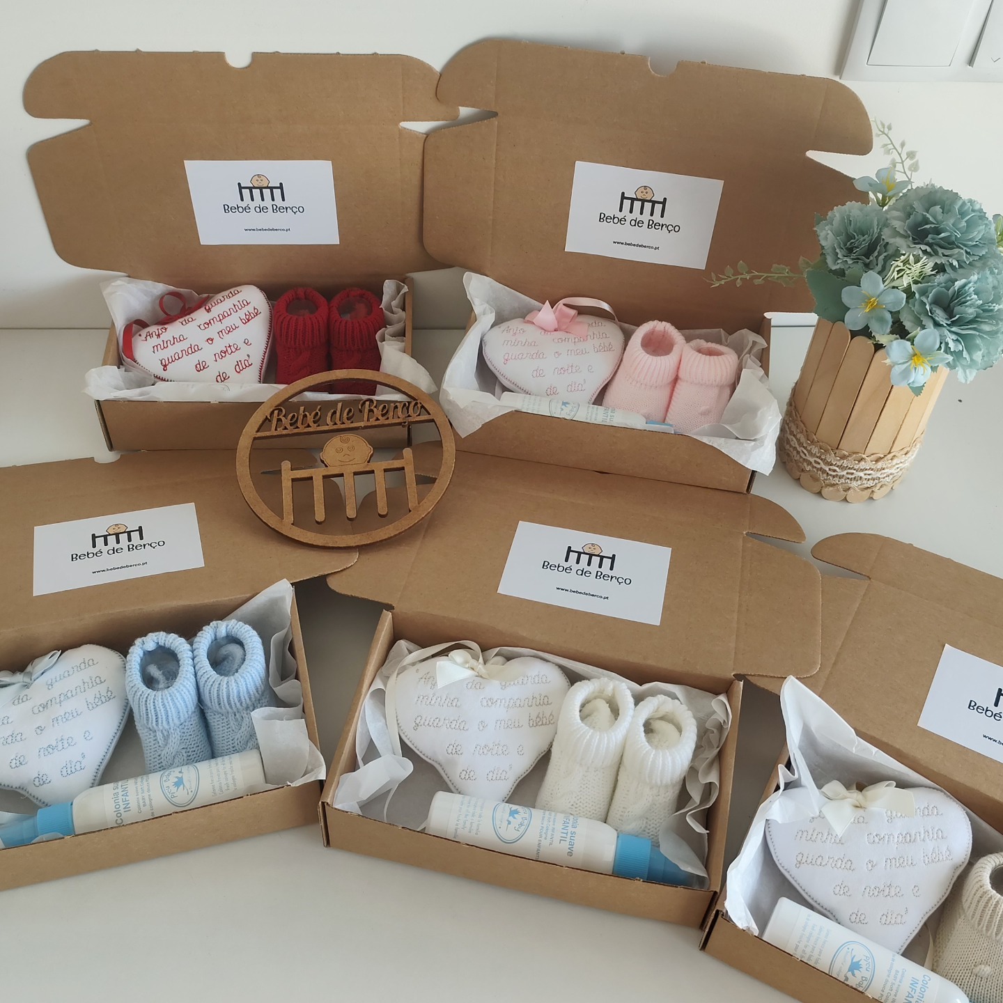 Pack carapins + colónia + Coração